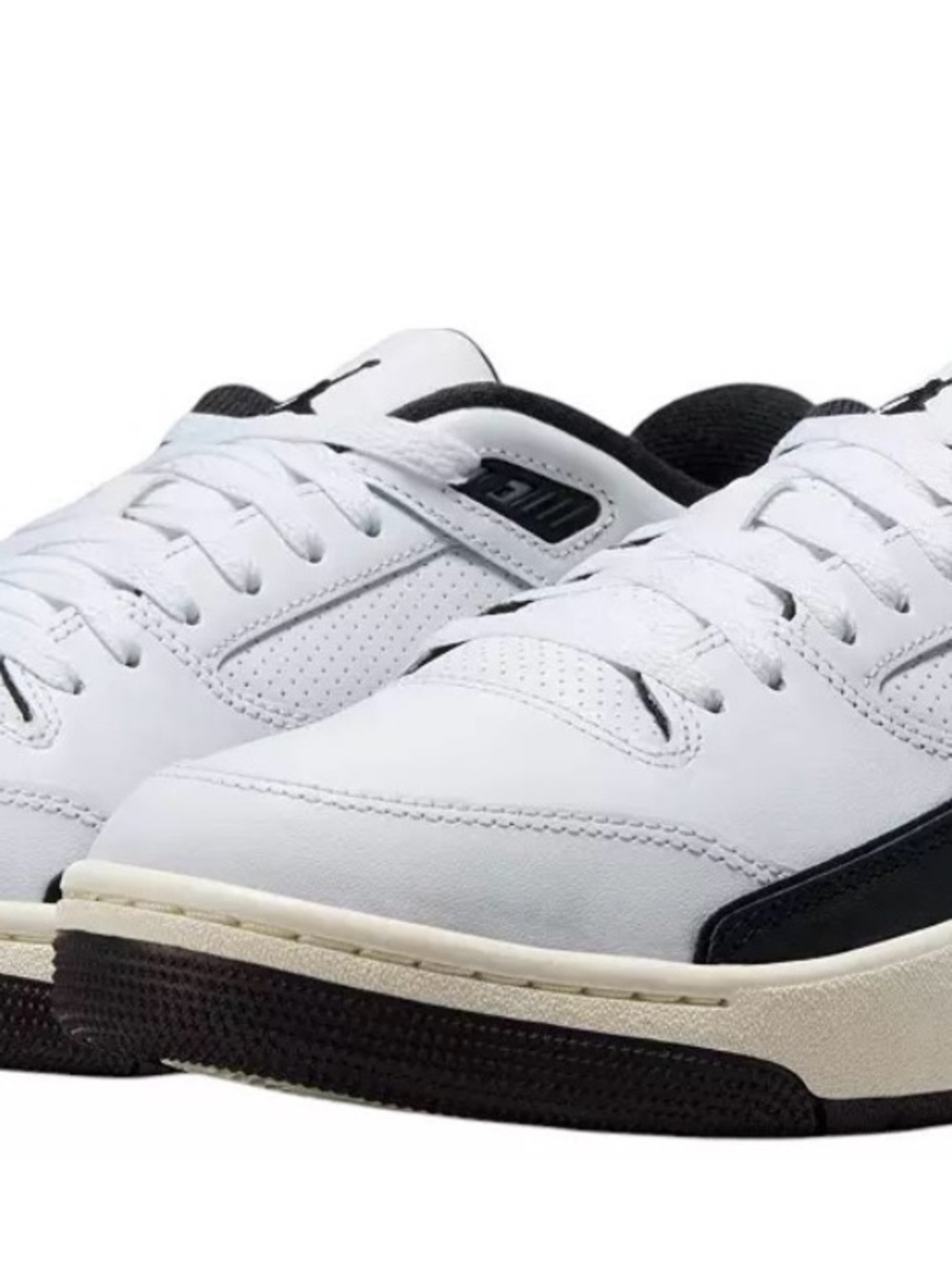 Nike Air Jordan Flight Court White Black Sail Men's 12 HF3255-112 NIB - Picture 6 of 16
